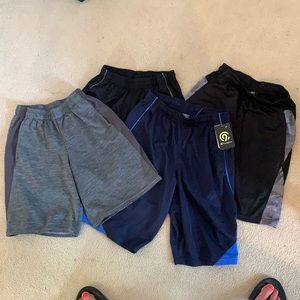 Four pairs of champions C9 athletic shorts